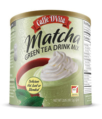 Caffe D'Vita front can showing label and 2 lb size for pantry convenience