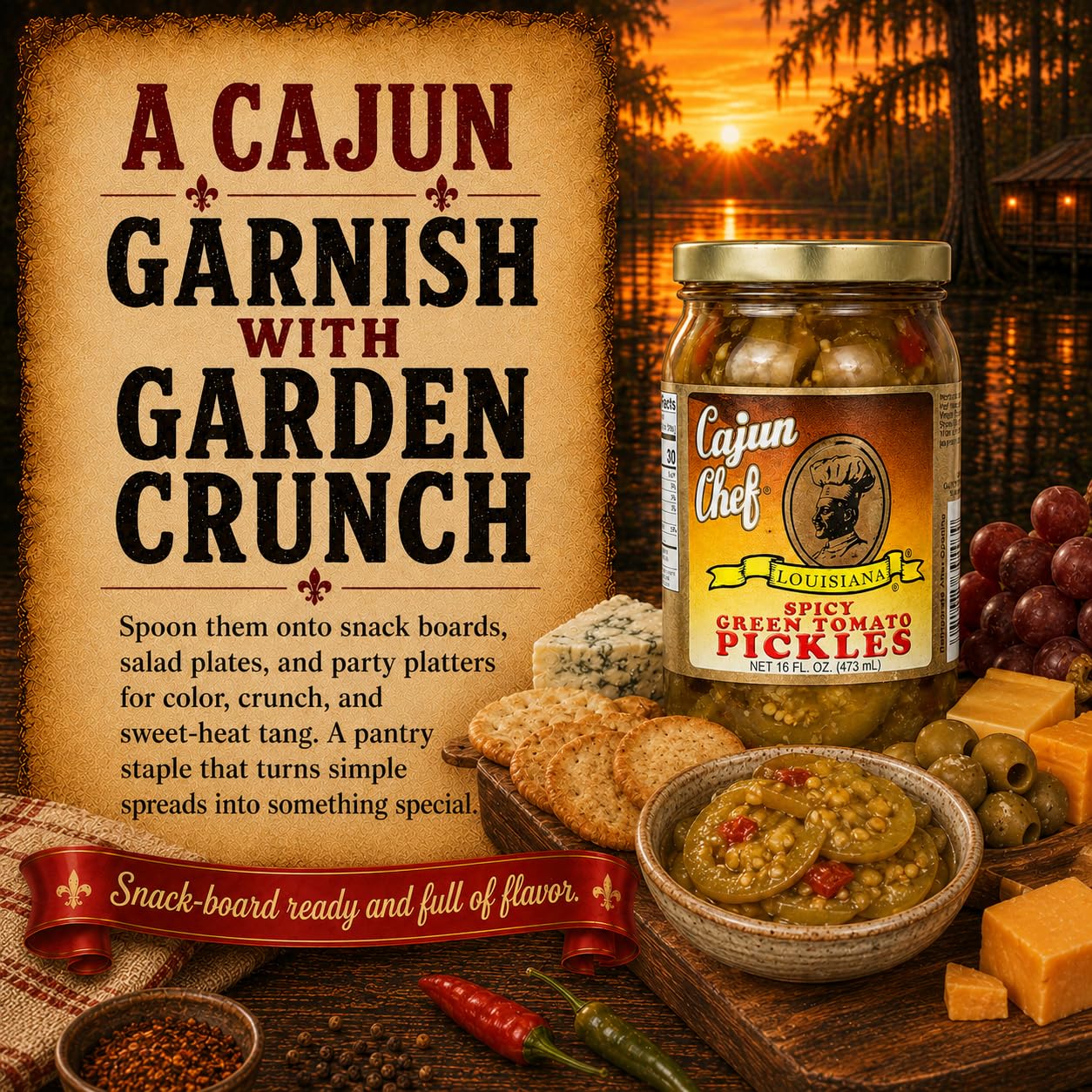 Cajun Chef label and ingredient list visible for confident ingredient choice