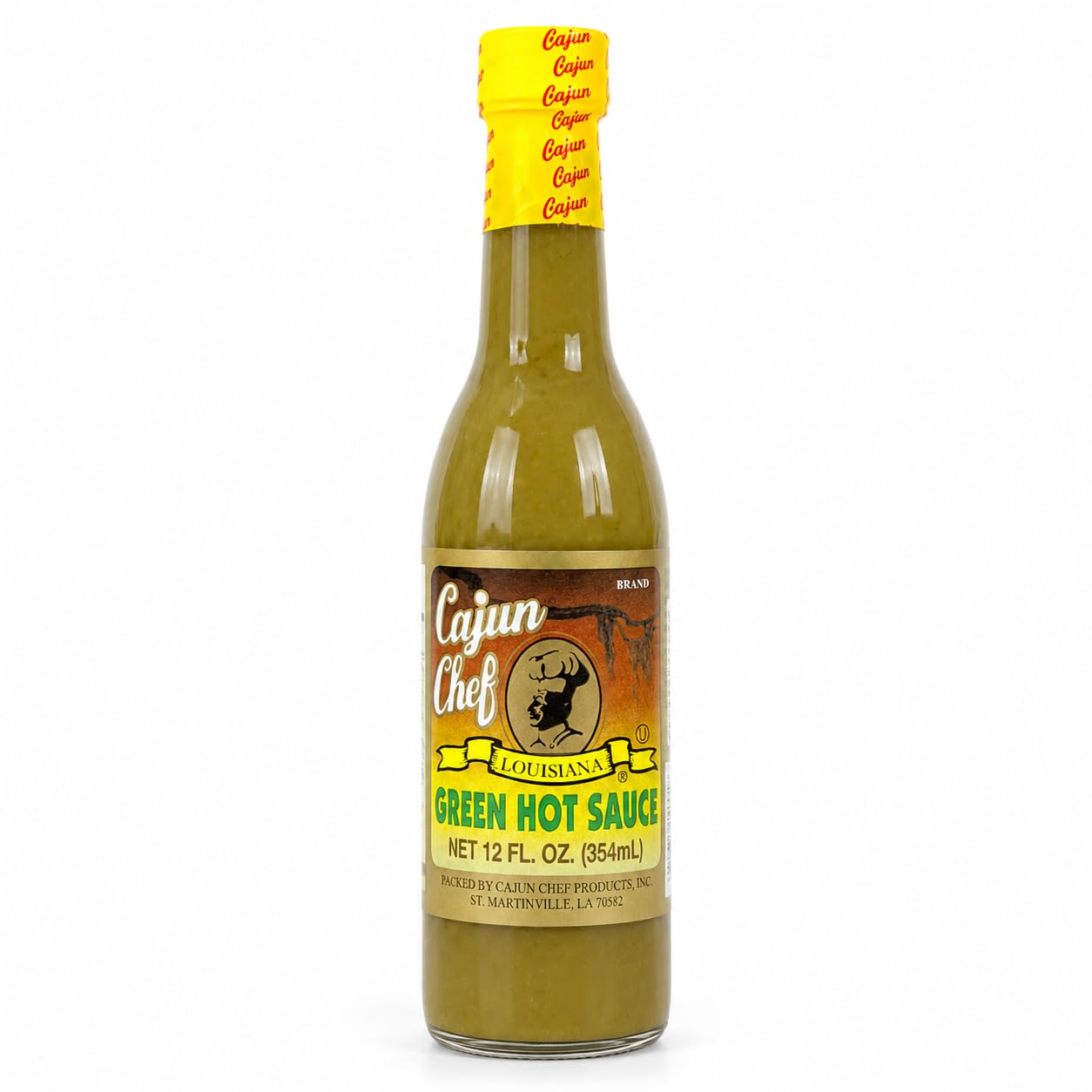 Cajun Chef drizzled over gumbo bowl in lifestyle scene, adds tangy authentic Louisiana touch