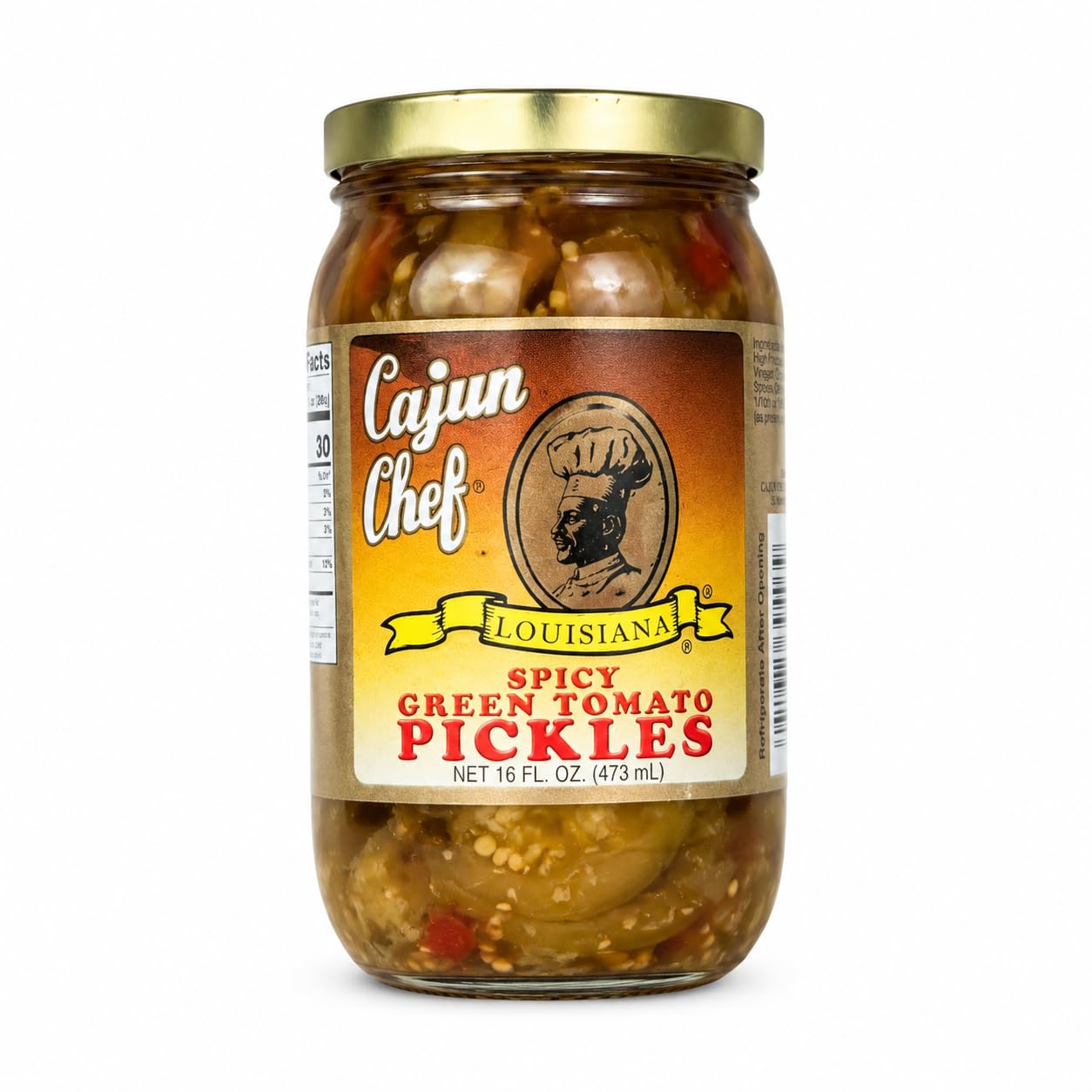 Cajun Chef jar on a kitchen counter in a meal setting promoting easy entertaining
