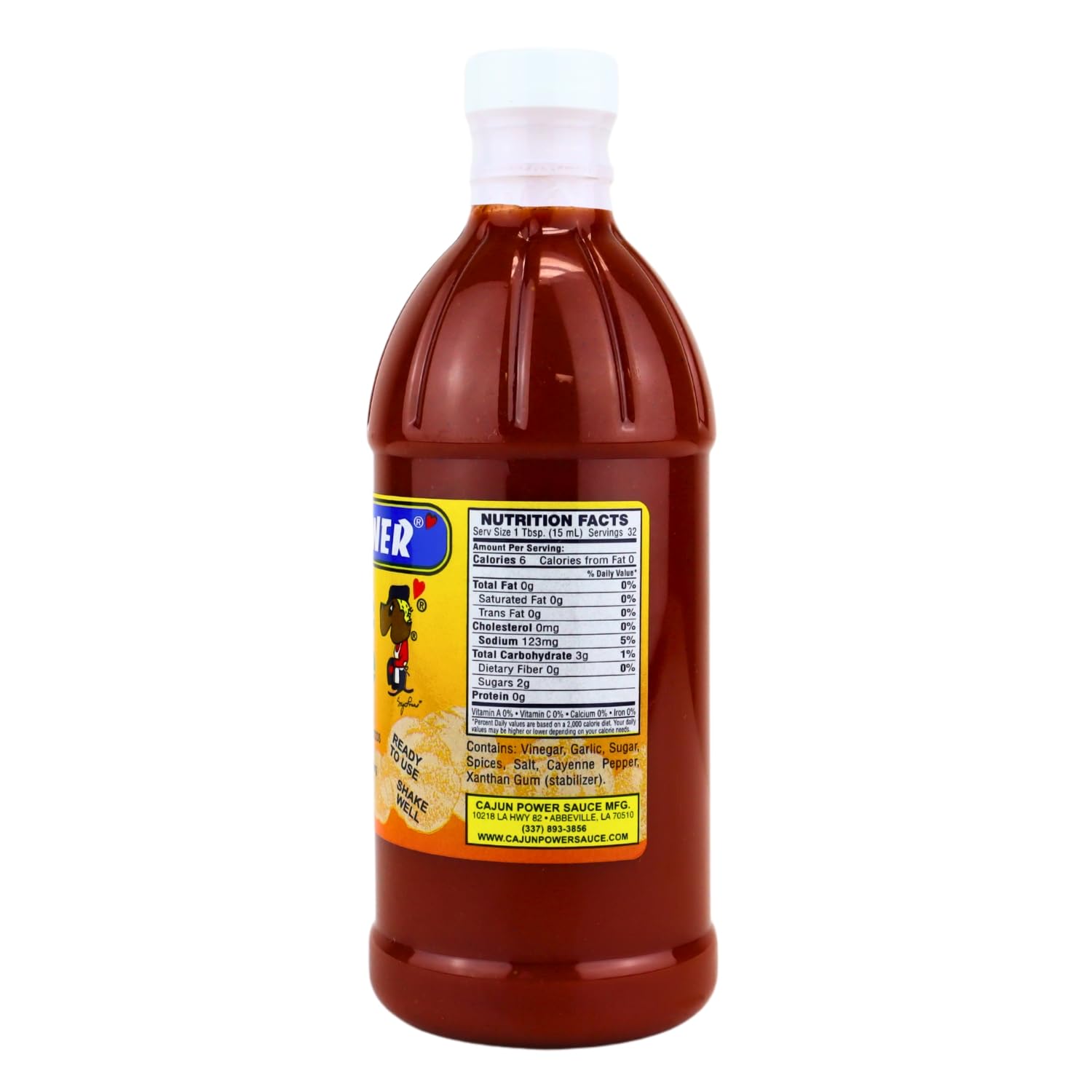 Cajun Power sauce poured close-up highlighting texture and rich flavor