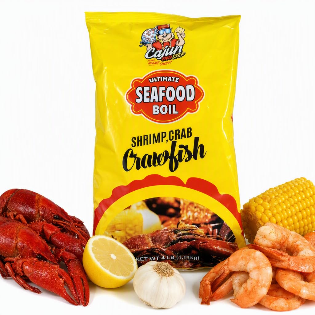 Cajun Two Step front packaging showing brand and bold seasoning label for quick identification