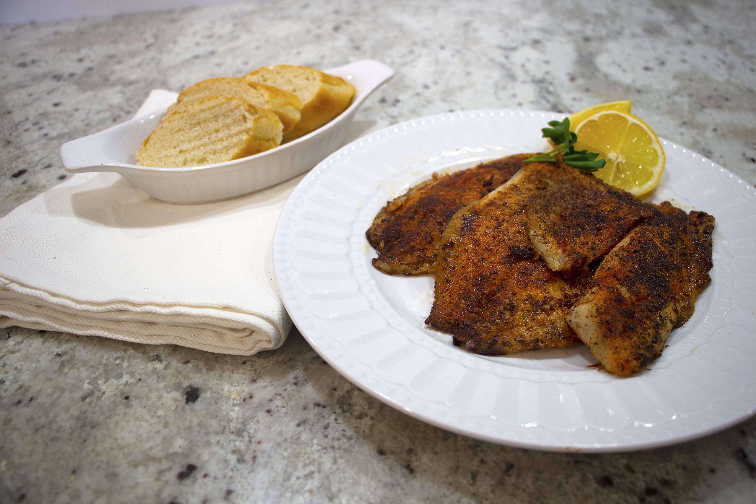 Cajun's Choice measuring spoon portion demonstrating simple portioning for consistent results