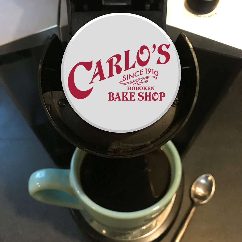 Steaming brewed cup of Cake Boss Raspberry Truffle showing aroma