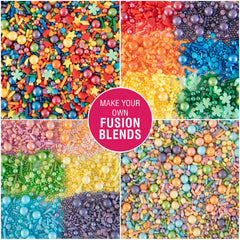 Cake Mate close-up of confetti and nonpareils highlighting vibrant texture