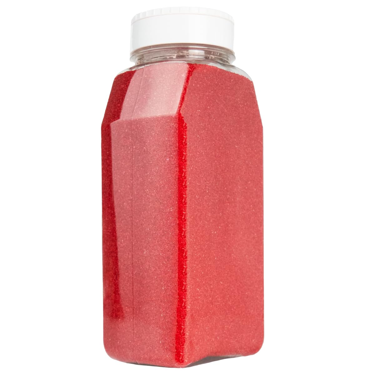 Cake Mate front packaging showing bright red sanding sugar in 33 oz jar for vibrant decorating