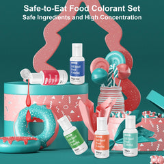 CAKESTAR tinting buttercream to demonstrate smooth blend and consistent color