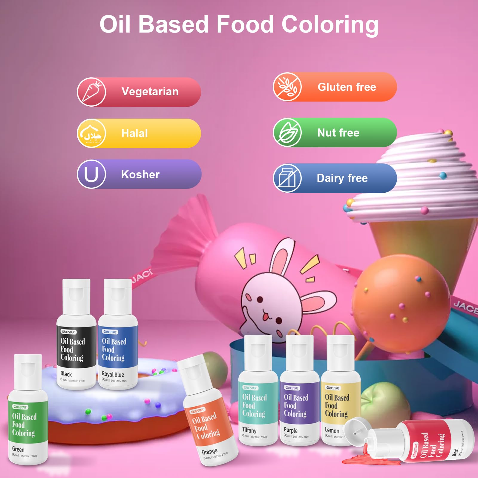 CAKESTAR oil droplet texture close-up illustrating concentrated pigment quality
