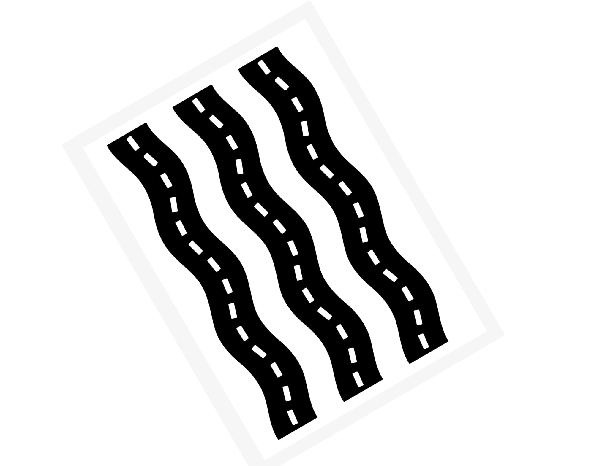 CakeSupplyShop Celebrations strip laid on sheet cake creating a continuous paved border
