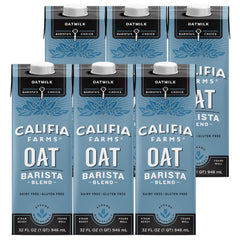 Califia Farms front packaging showing oat milk branding and unsweetened benefit