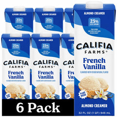 Califia Farms front packaging showing label and serving size benefits