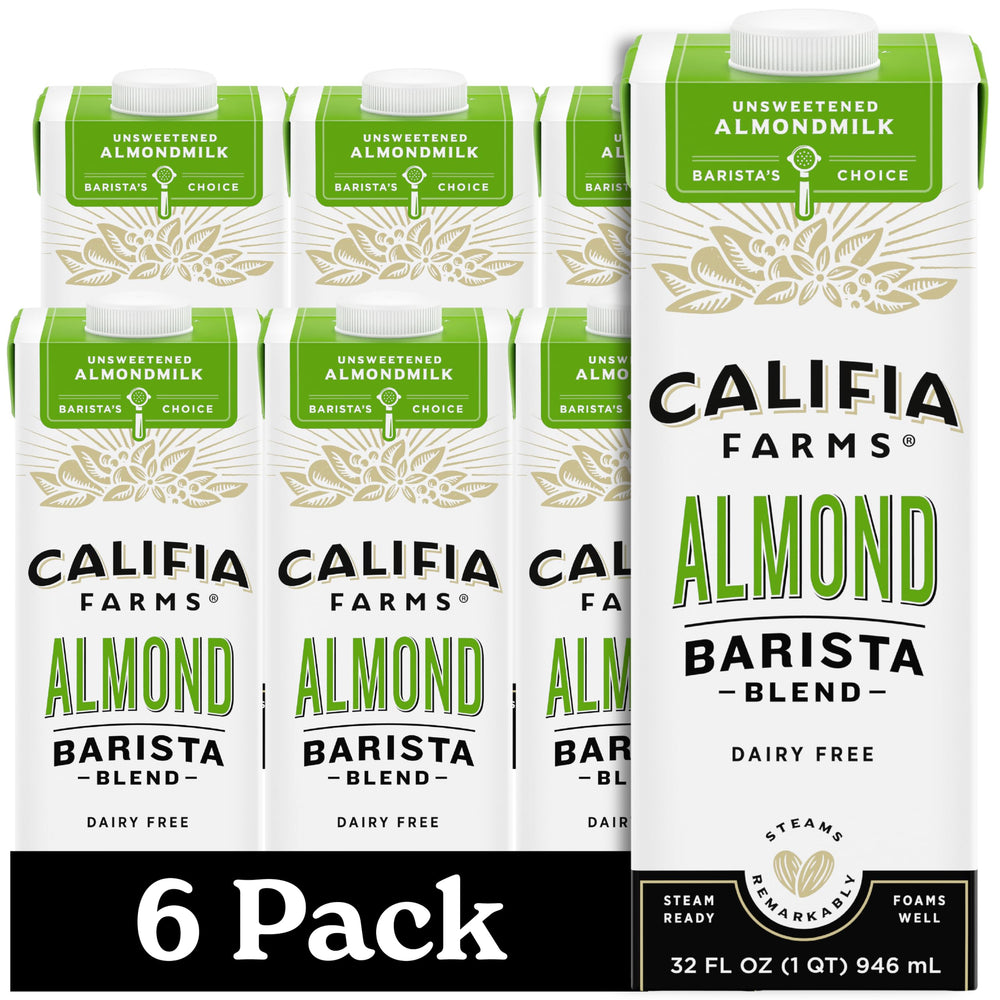 Califia Farms front carton showing label and benefits for easy recognition