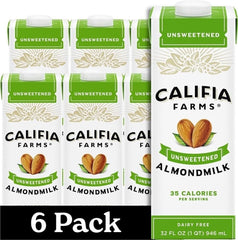 Califia Farms front packaging showing carton design and shelf-stable benefit