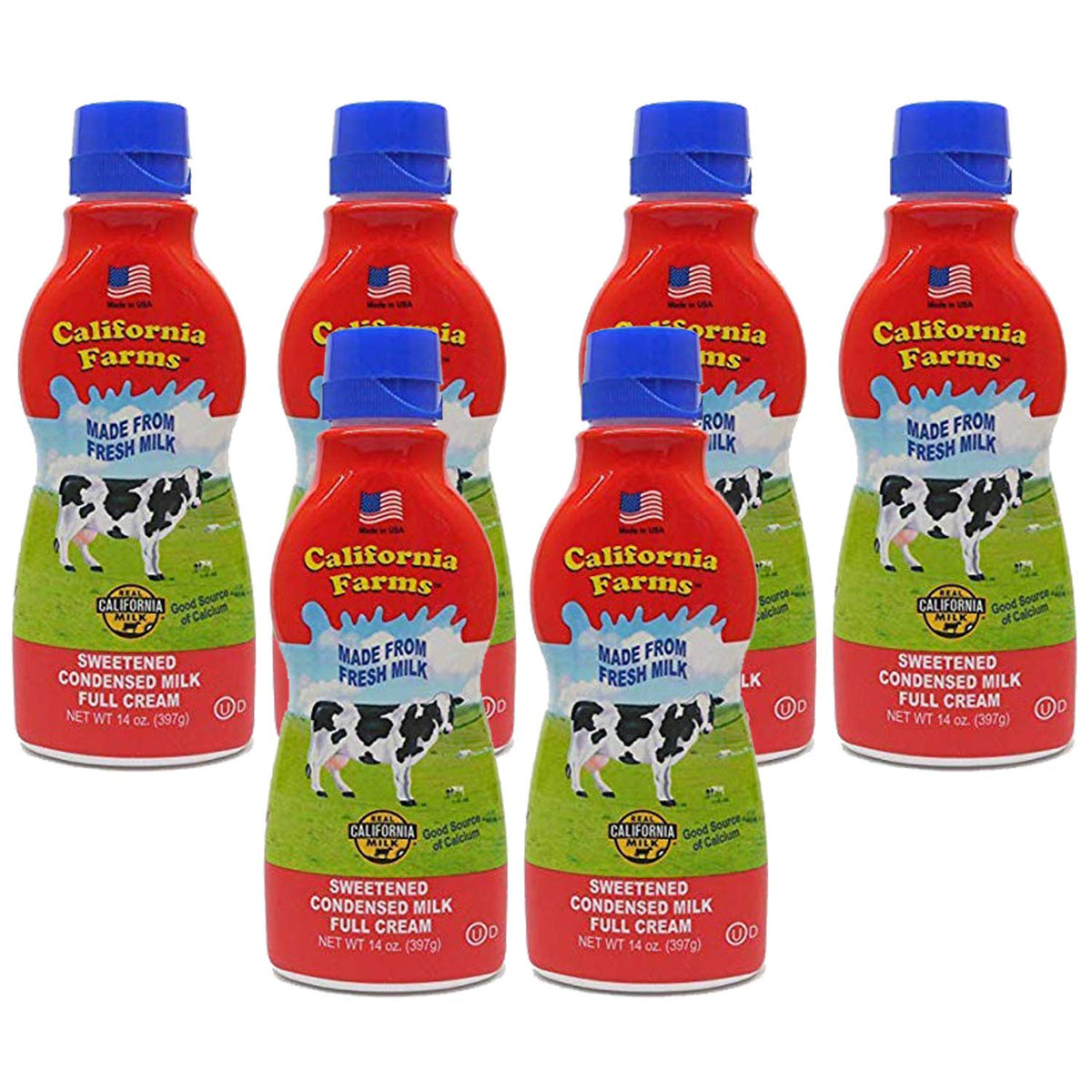 California Farms can front view showing label and full-cream benefit