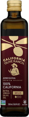 California Olive Ranch front bottle showing label and fresh appeal