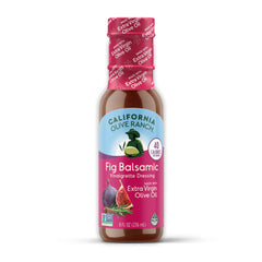California Olive Ranch front bottle shot showing product and elegant packaging benefit