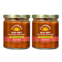 California Sun Dry front packaging showing dual 9oz jars and label benefits