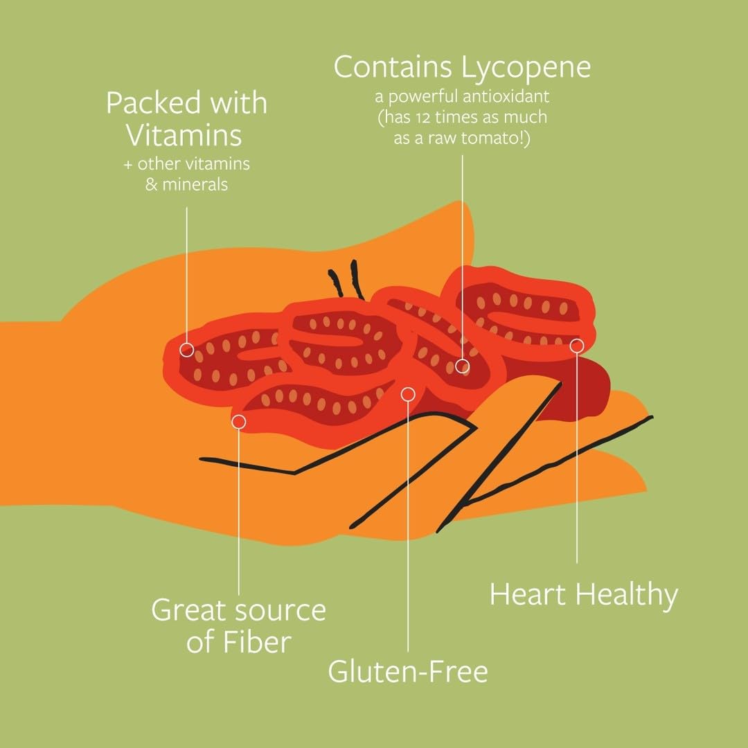California Sun Dry ingredient label close-up showing tomato sourcing and process