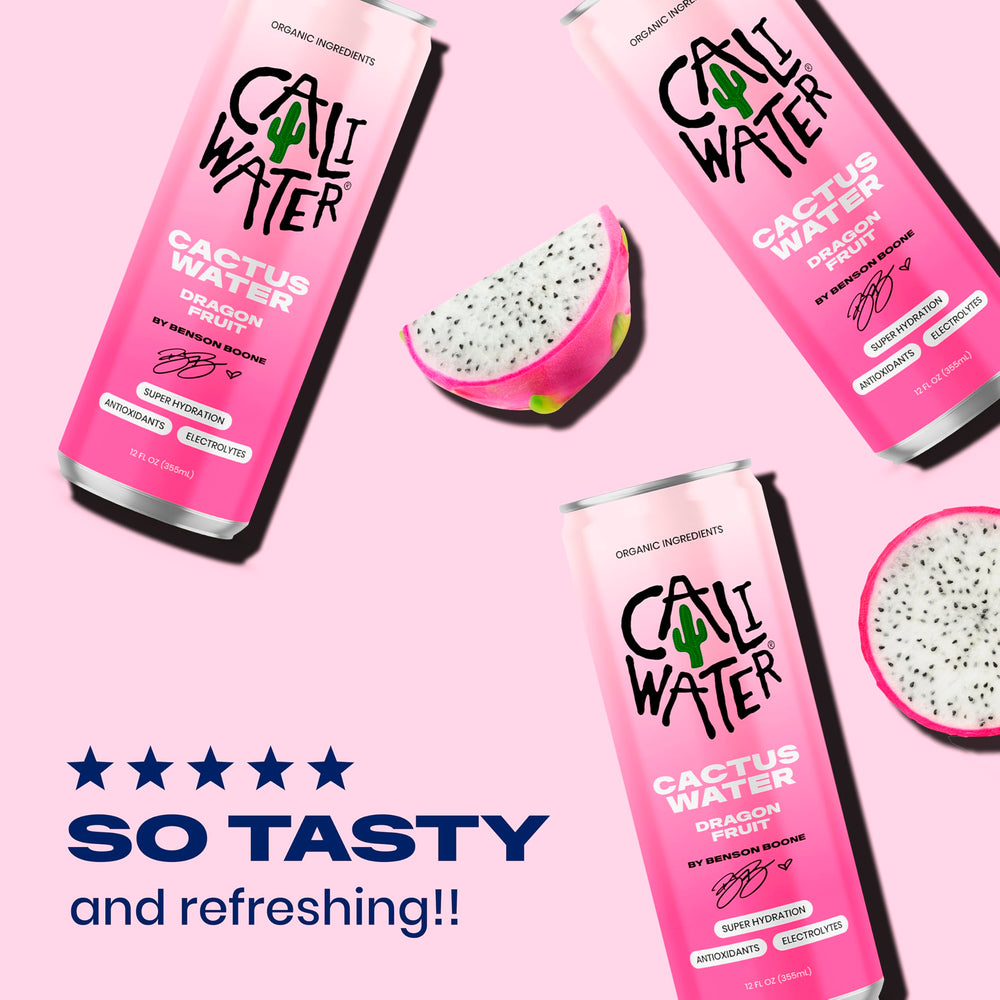 CALIWATER can held in hand for clear size and slim-can portability benefit