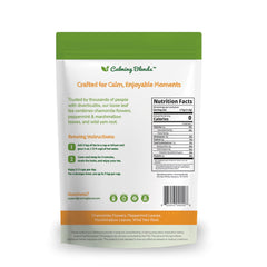 Calming Blends open box with visible teabags highlighting convenience