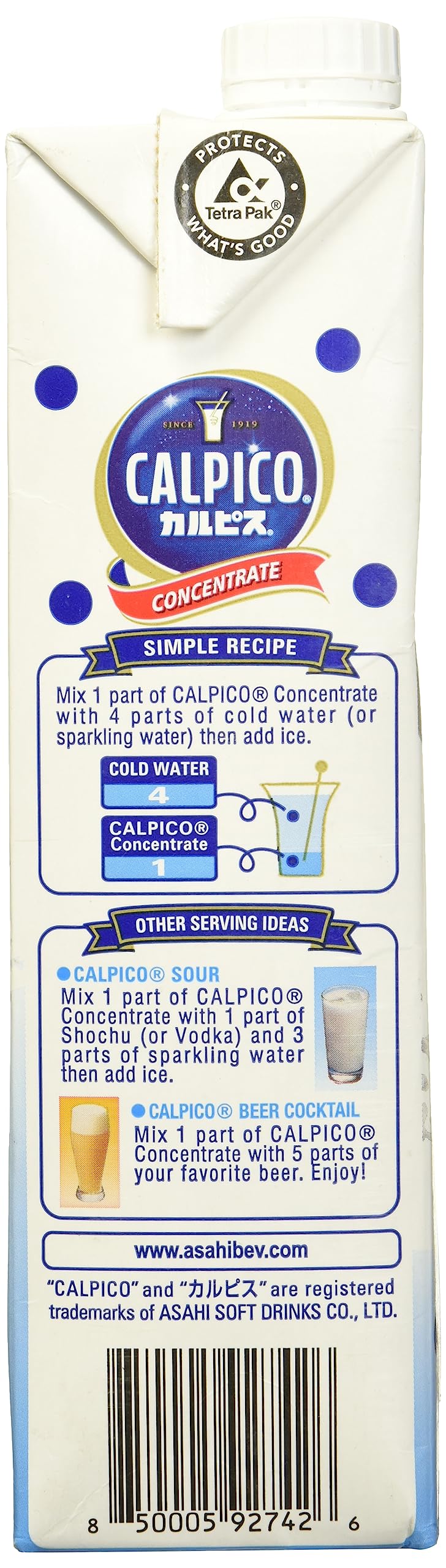 CALPICO concentrate close-up pour demonstrating creamy texture and mixability benefits