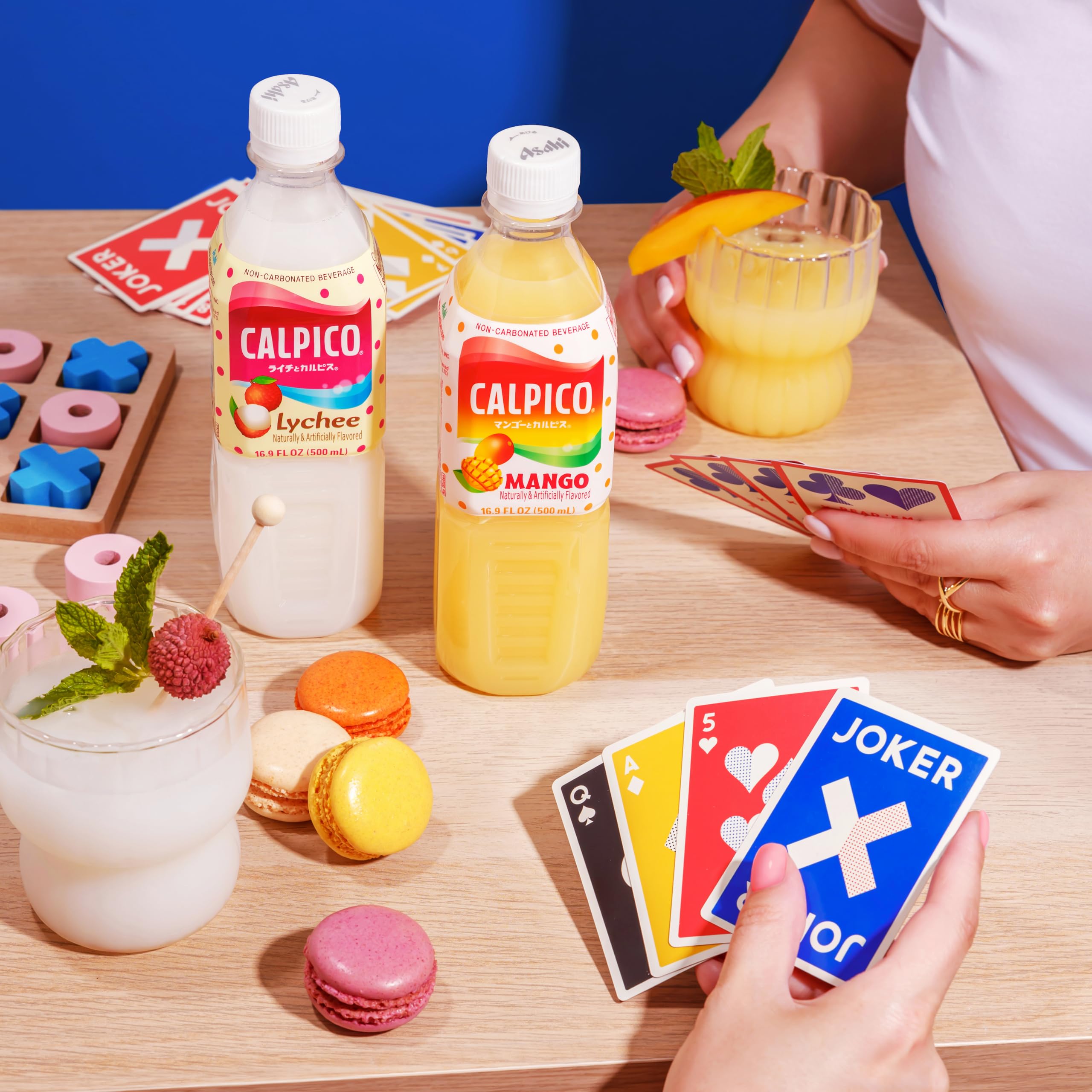 CALPICO Melon and Mango bottles side-by-side for tropical flavor choice