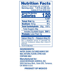 CALPICO mixed in a glass with ice showing refreshing citrus color and ready-to-drink appeal