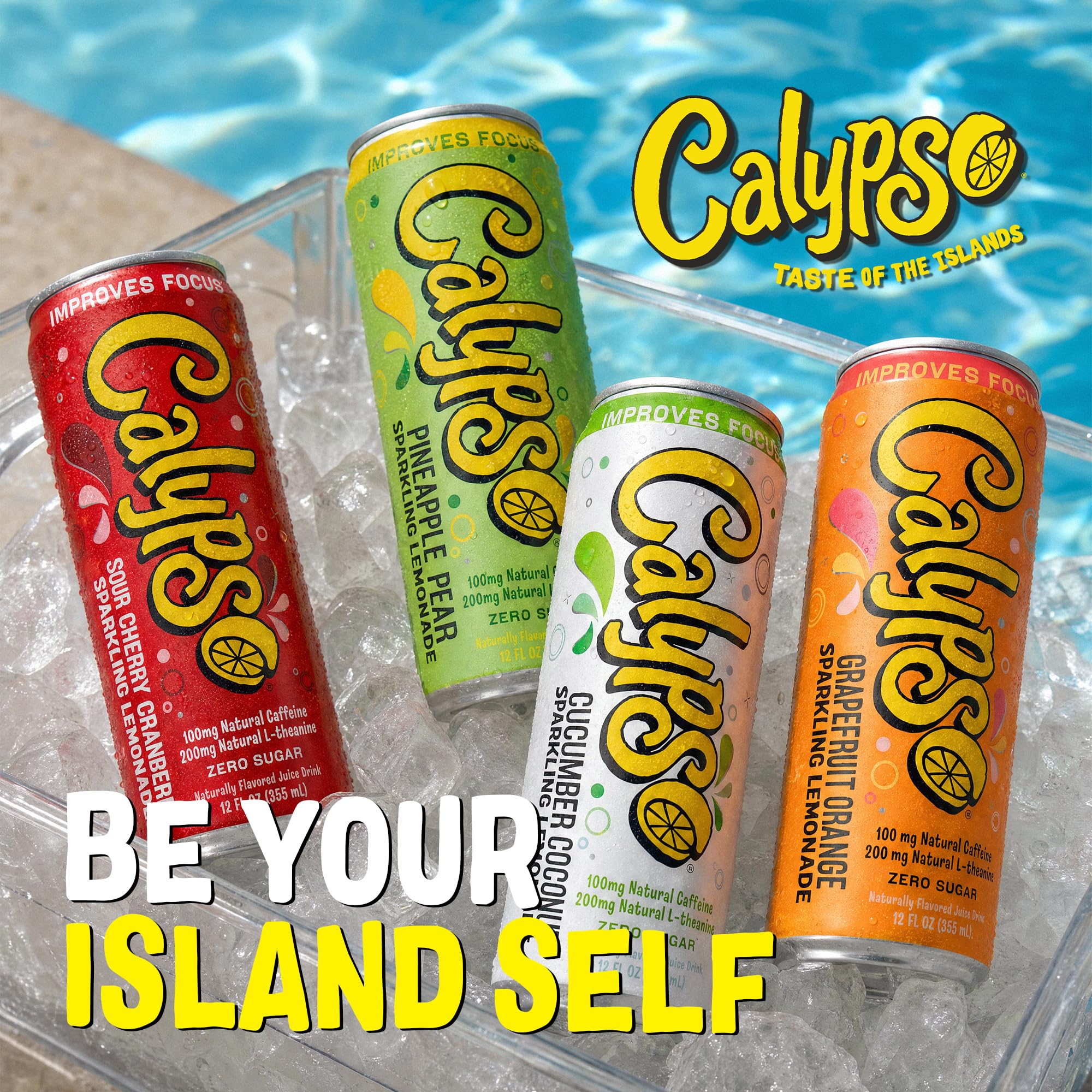 Calypso can beside smartphone showing portable size for on-the-go convenience