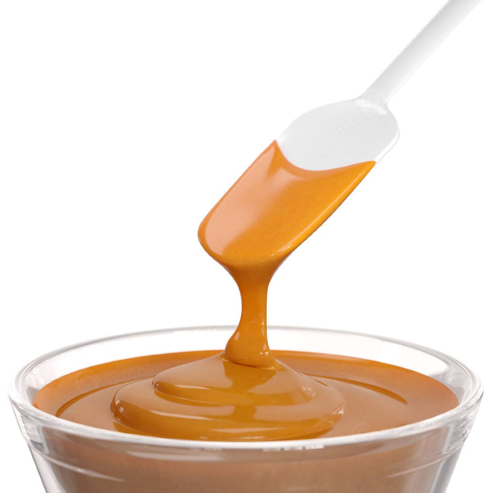 Cambie caramel texture close-up highlighting creamy consistency and sheen