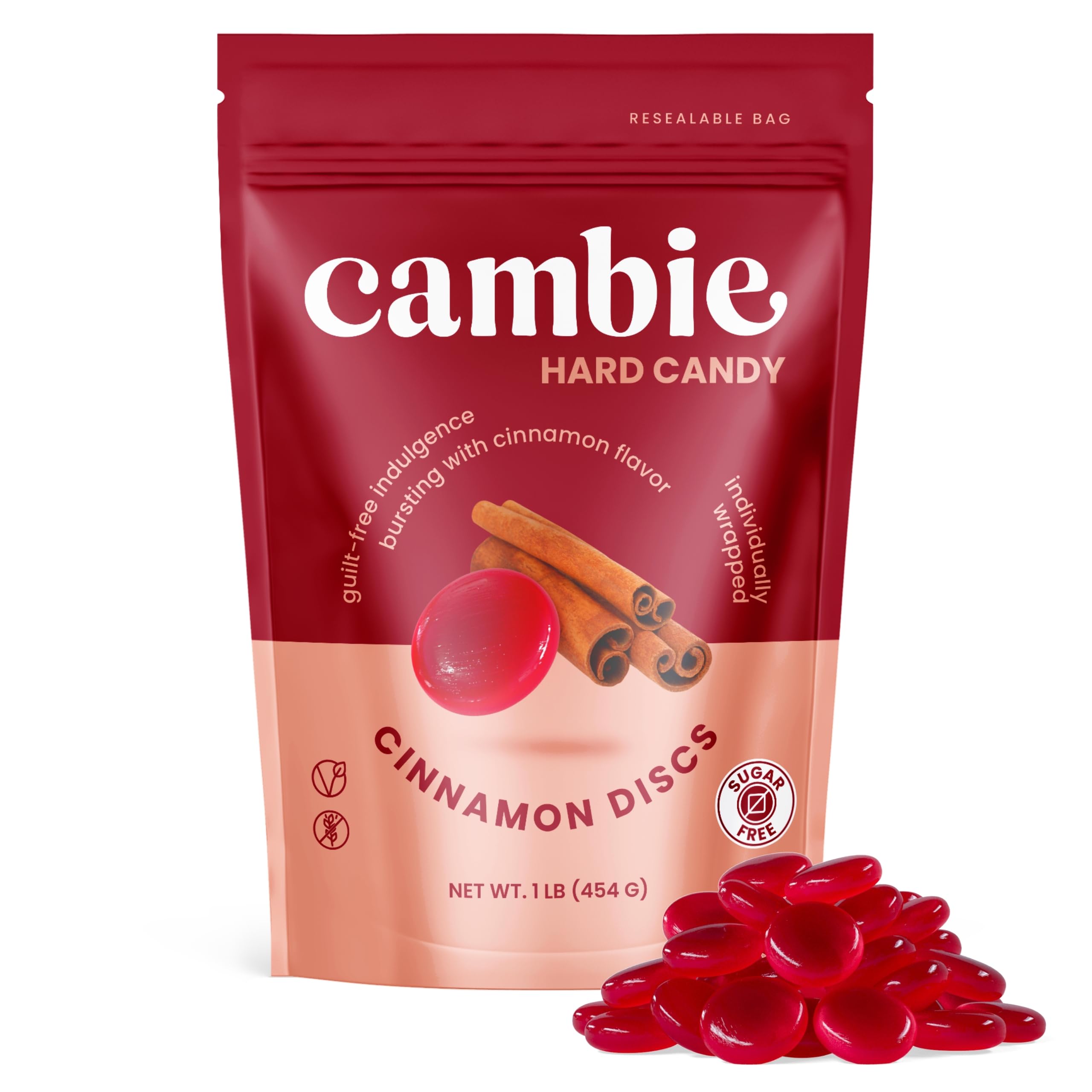 Cambie individually wrapped candy close-up highlighting hygiene and portability