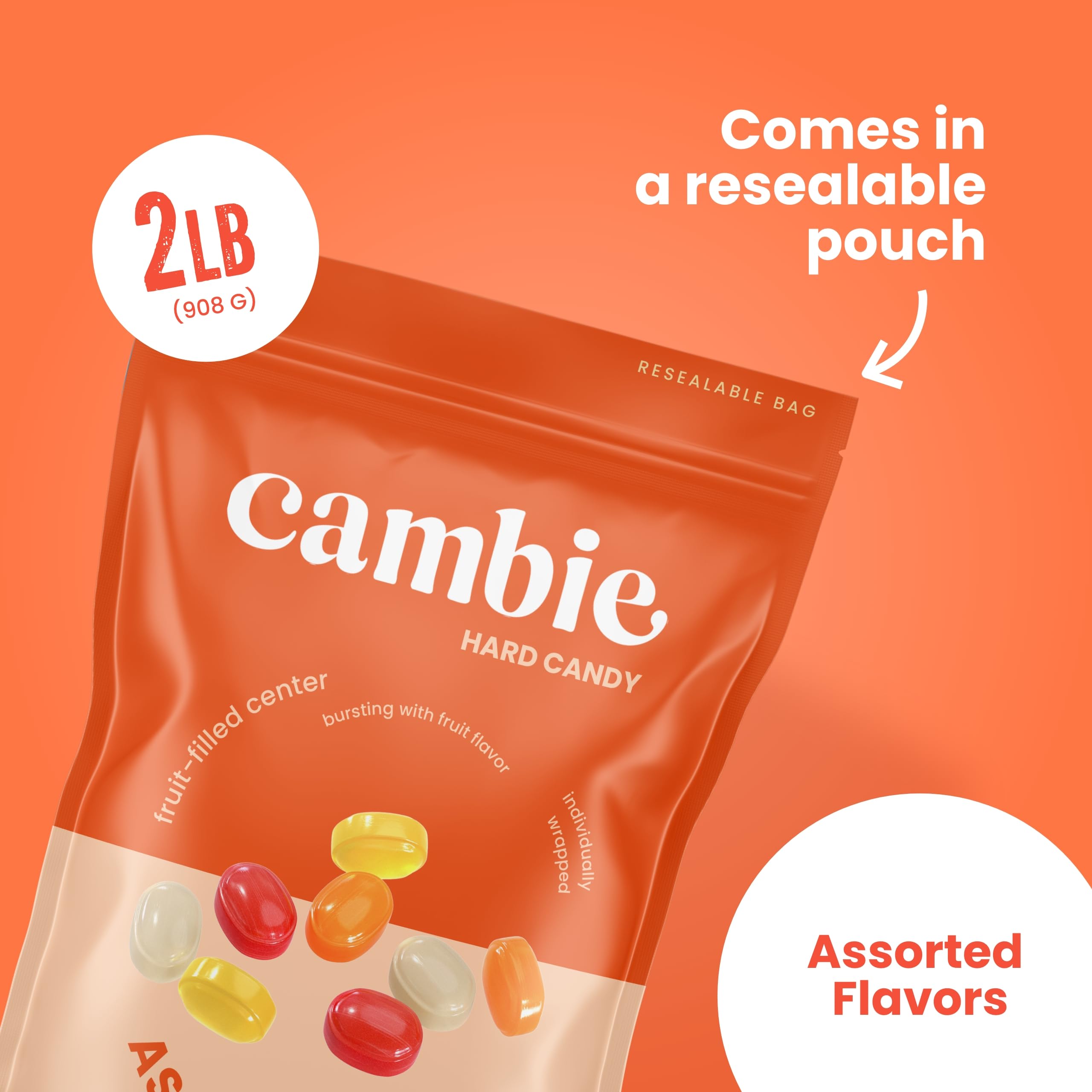 Cambie candies in an office candy bowl encouraging guest enjoyment