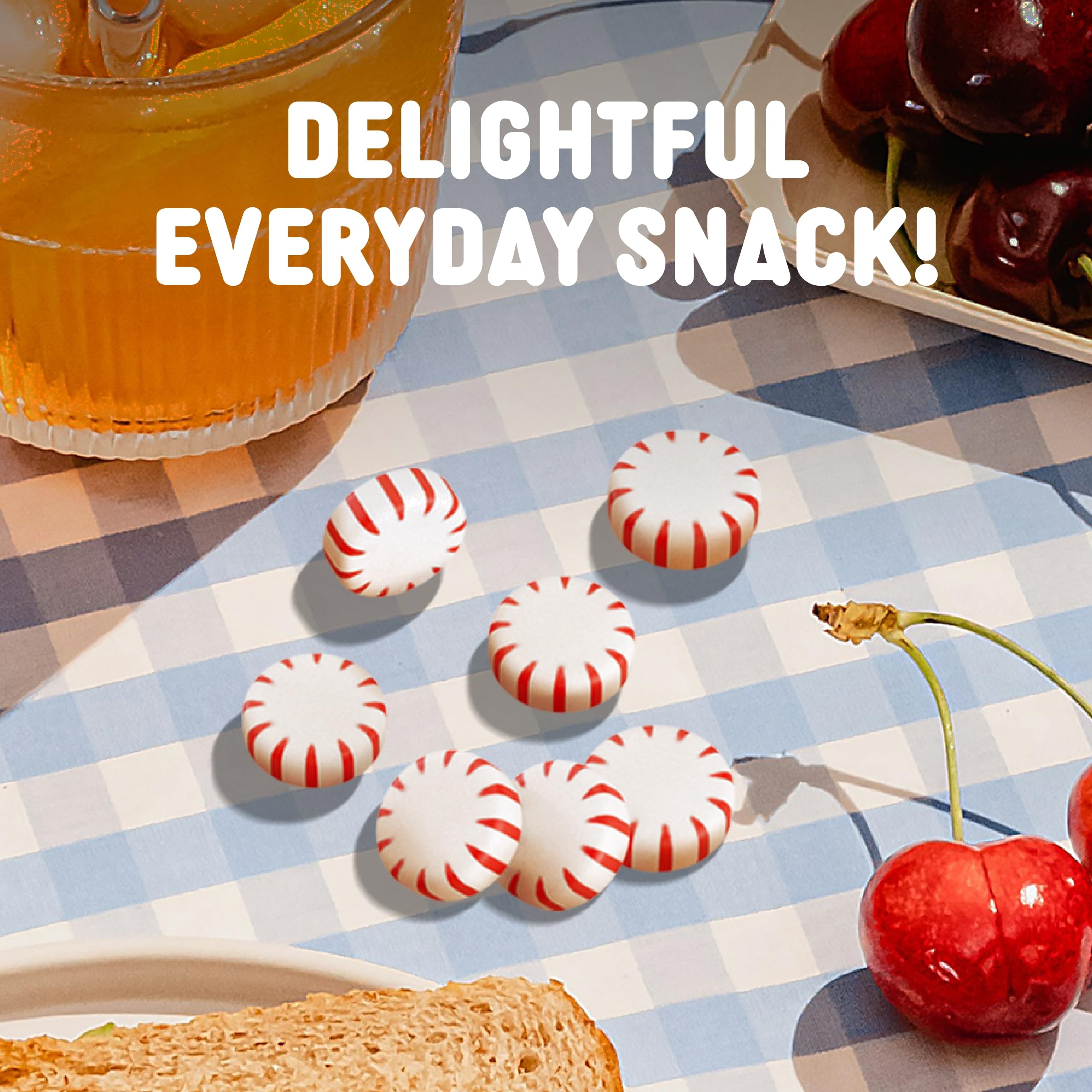 Cambie mints with serving scoop emphasizing easy refill and guest self-serve