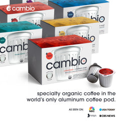 Cambio Roasters pod close-up highlighting flavor ridges for improved extraction benefit