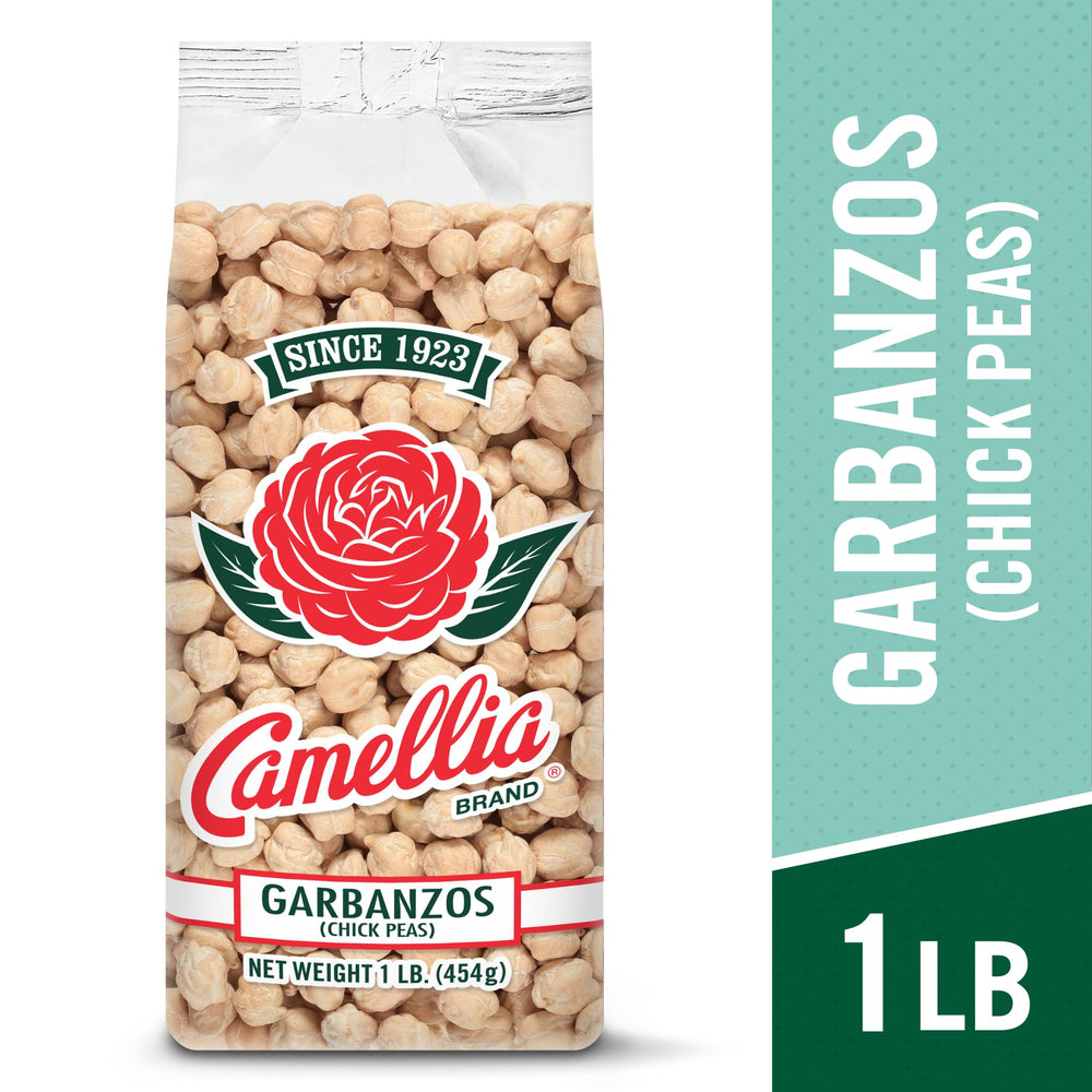 Camellia Brand close-up of chickpea texture showing quality