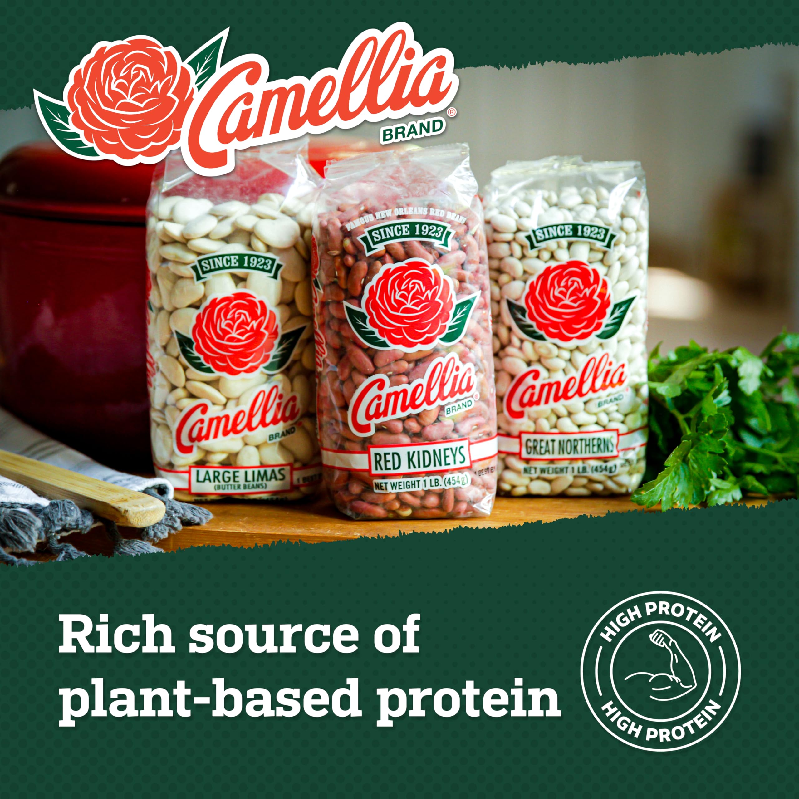 Camellia Brand meal prep containers showing batch cooking efficiency