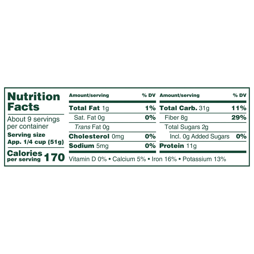 Camellia Brand beans on spoon showing portion size and easy measuring