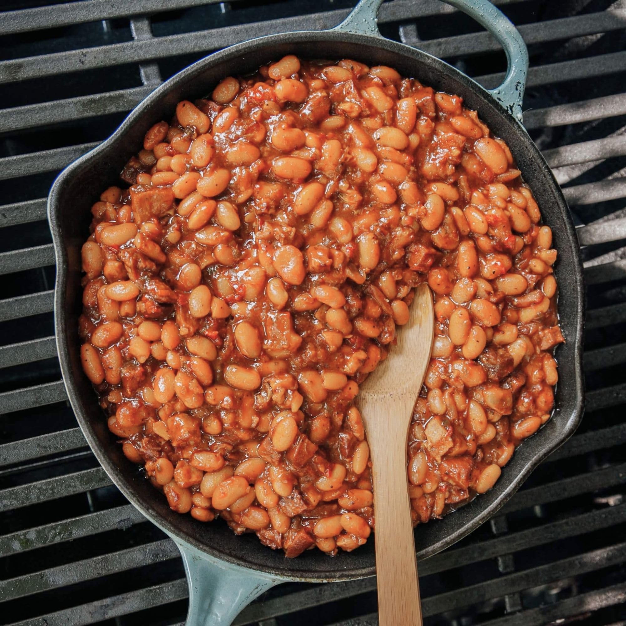 Camellia Brand flatlay with beans and spices demonstrating flavor pairings and recipe ideas