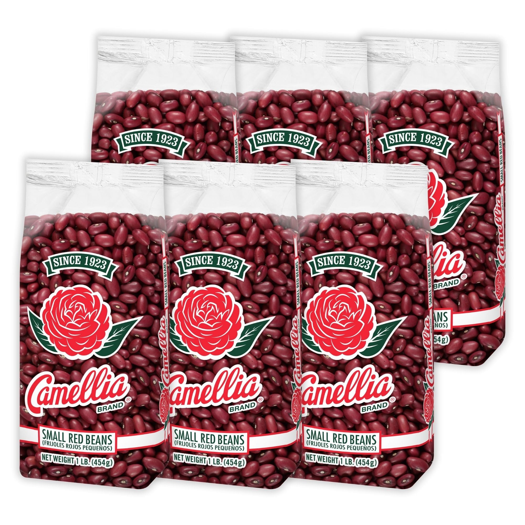 Camellia Brand front packaging showing product and weight with pantry-ready convenience