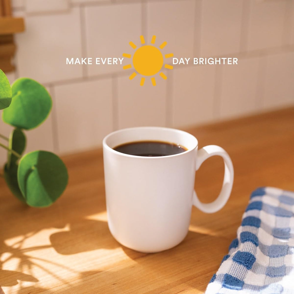 Cameron's Coffee brewed cup on counter demonstrating smooth balanced flavor