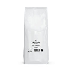 Cameron's Coffee open jar with whole beans preserved for maximum freshness