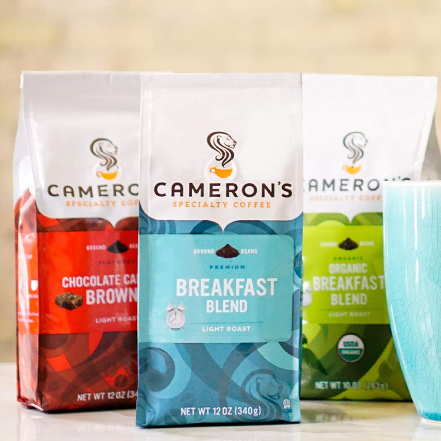 Cameron's Coffee morning kitchen scene showing enjoyable cup at home