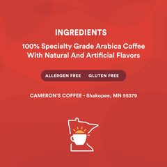 Cameron's Coffee brewing pour-over displaying clarified cup and flavor clarity benefit