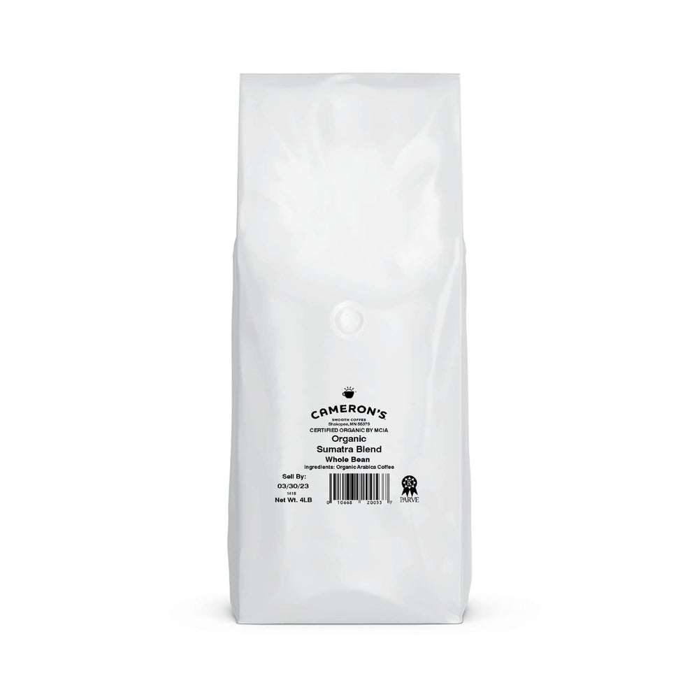 Cameron's Coffee beans close-up highlight roast texture and aroma preservation benefit