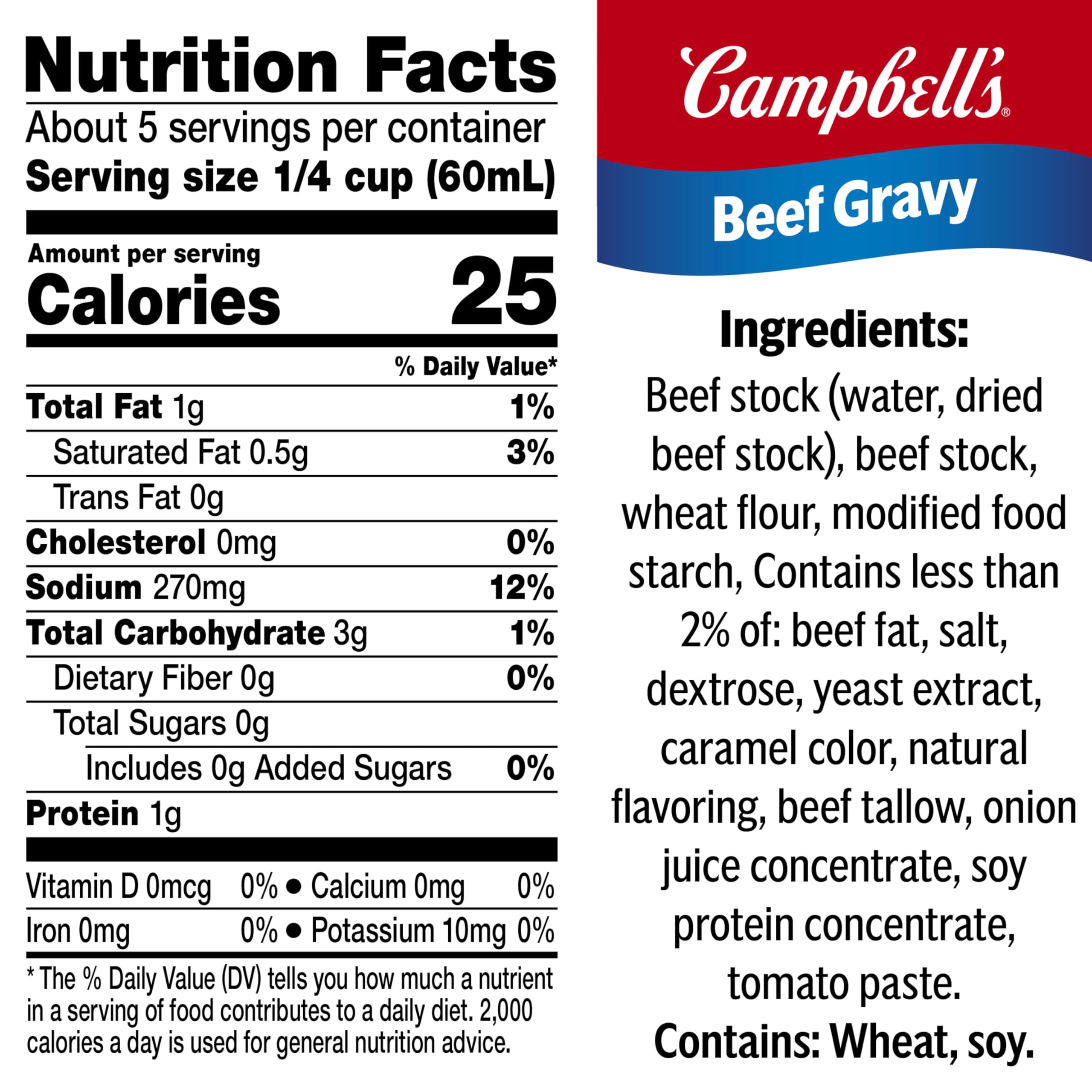 Campbell's beef gravy pour closeup highlighting smooth texture and flavor boost