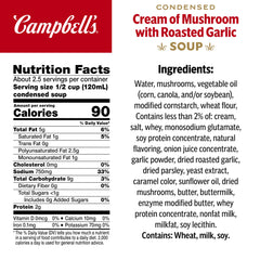 Campbell's label and easy-open pop top for quick access