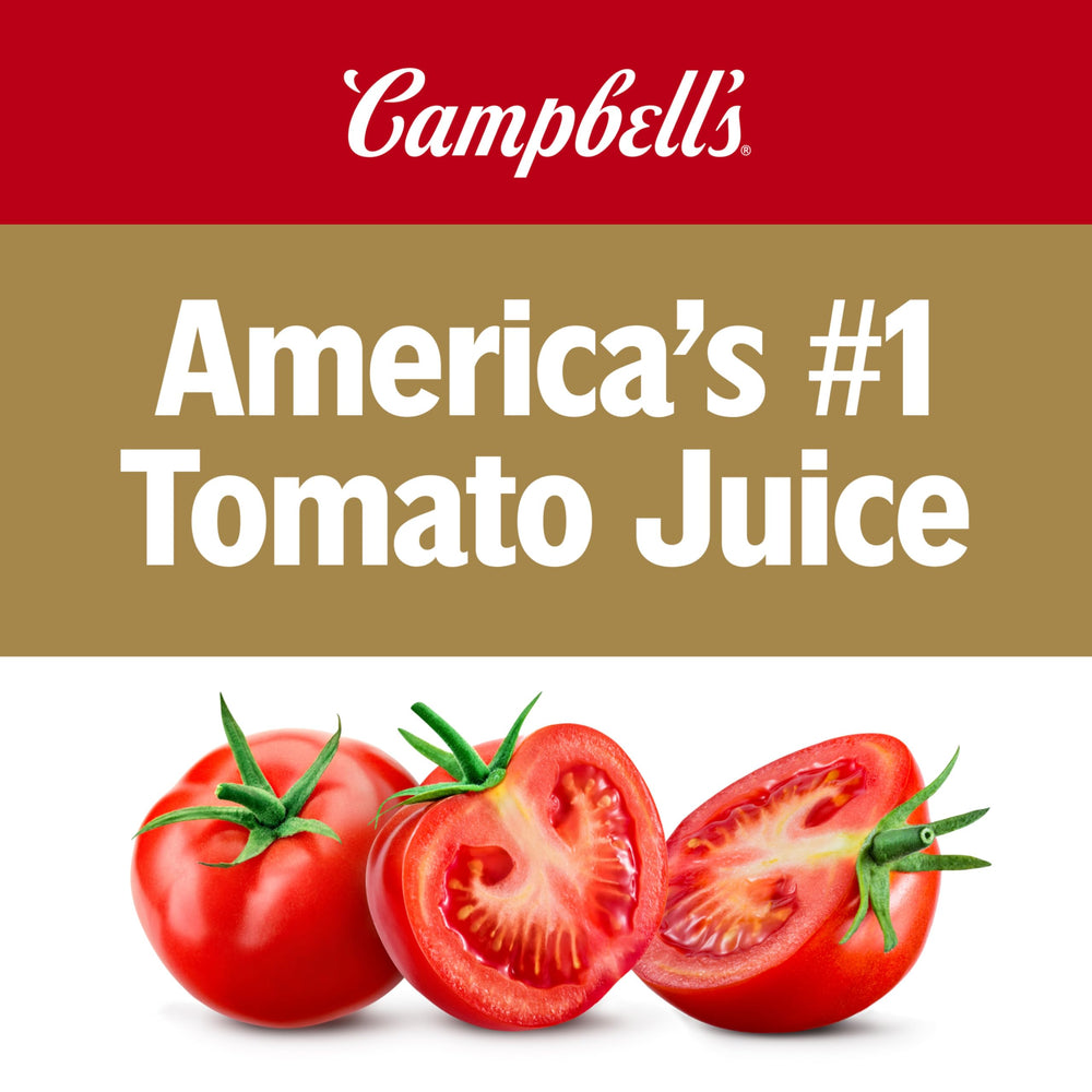 Campbell's can over ice with lime garnish for a refreshing mixer