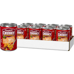 Campbell’s Chunky front can showing label and hearty meal appeal