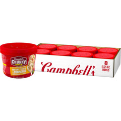 Campbell’s Chunky front packaging bowl showing brand and convenient meal benefit