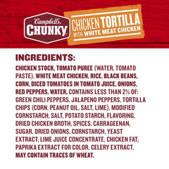 Campbell’s Chunky poured into bowl demonstrating quick microwavable convenience