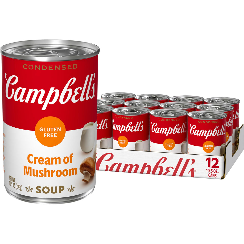 Campbell's front packaging showing 12-pack and product benefit taste convenience